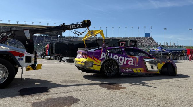 Featured image for Brad Keselowski’s promising day foiled by wall scrape in final stage at Kansas