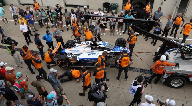 Featured image for Kyle Larson’s confidence unwavering after crash in Indy 500 qualifying practice