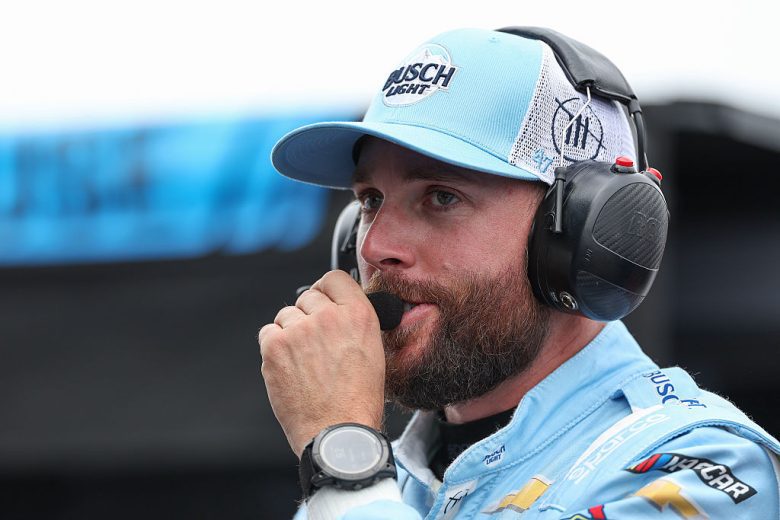 Ross Chastain looks on at North Wilkesboro.