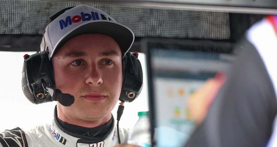 Christopher Bell looks on at North Wilkesboro.