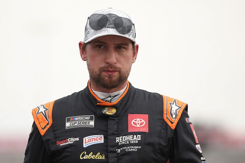 Chase Briscoe looks on at North Wilkesboro.