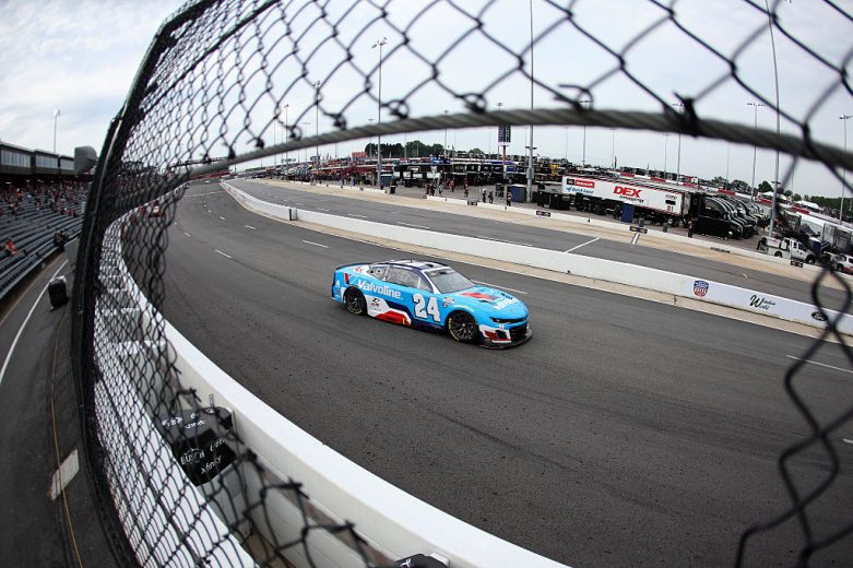 William Byron drives at North Wilkesboro.