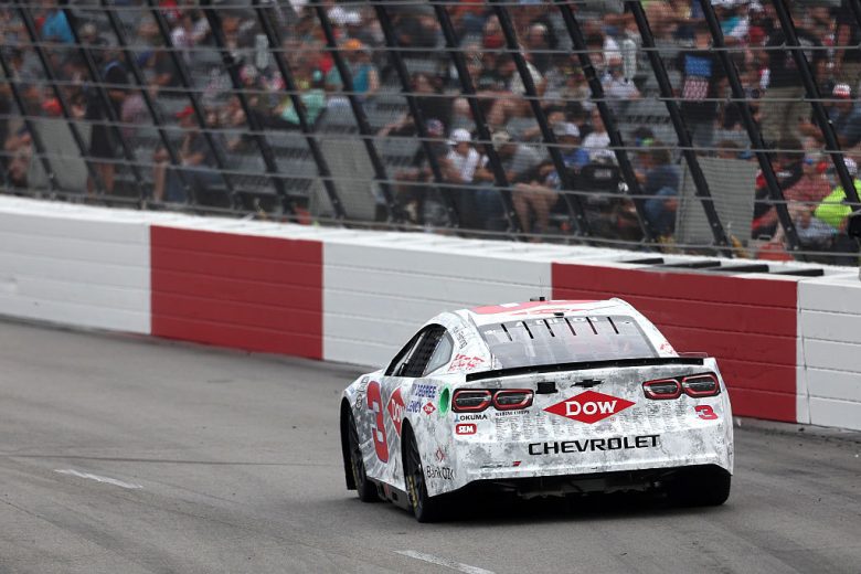 Austin Dillon drives at North Wilkesboro.
