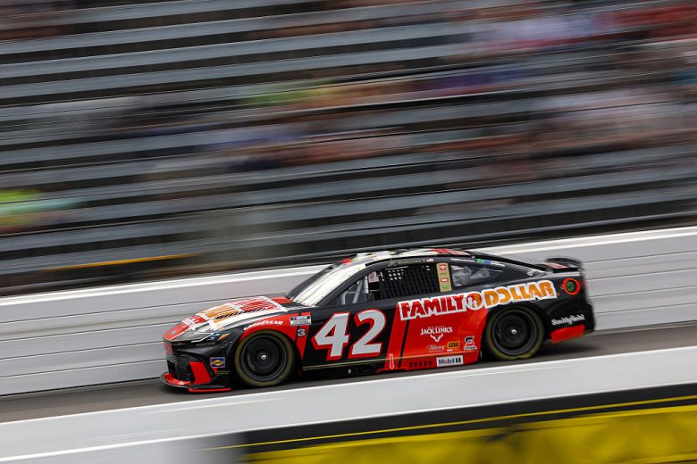 John Hunter Nemechek drives at North Wilkesboro.