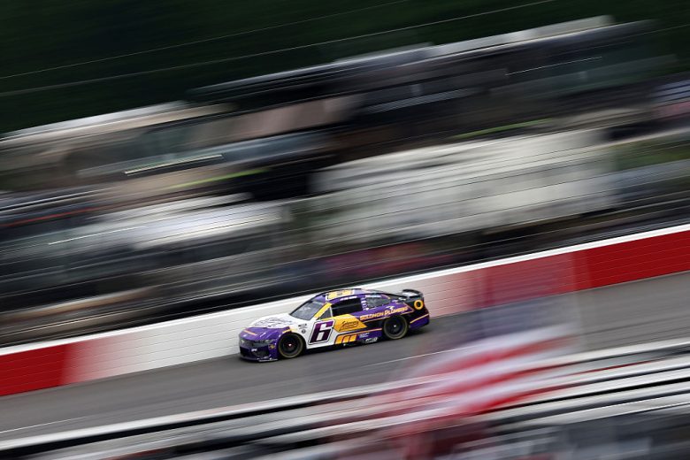 Brad Keselowski drives at North Wilkesboro.