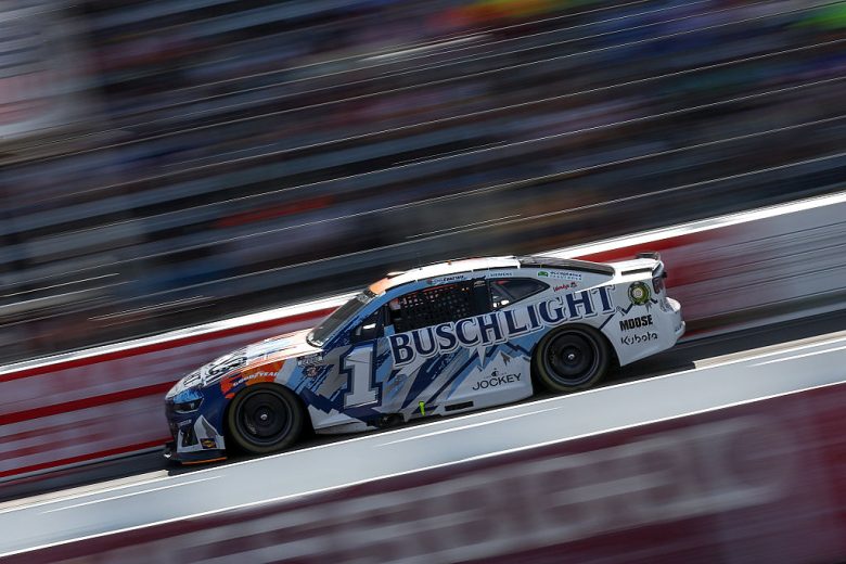 Ross Chastain drives at North Wilkesboro.