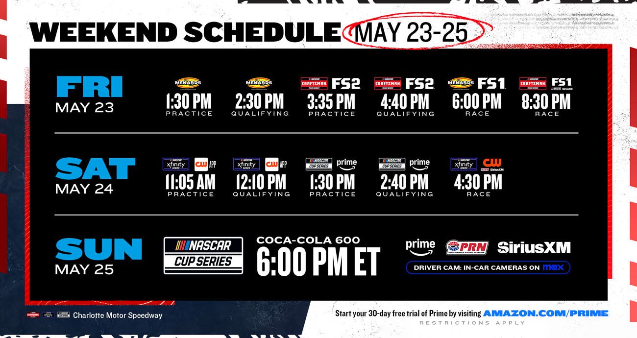 NASCAR drivers in action