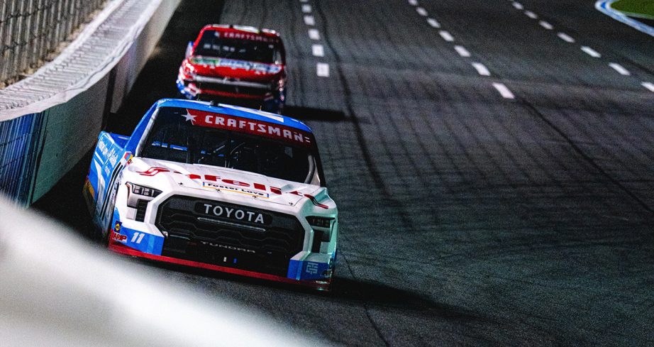 Corey Heim drives at Charlotte.