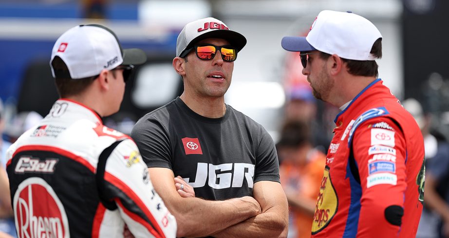 christopher bell, aric almirola and chase briscoe at charlotte