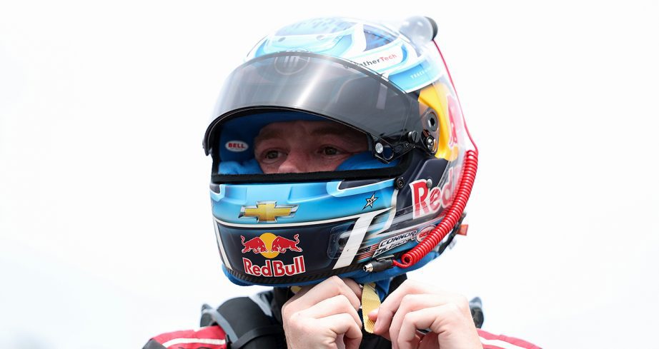 connor zilisch straps in for nascar xfinity series practice at charlotte