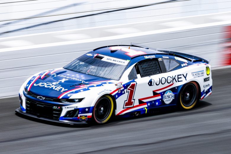 Ross Chastain drives at Charlotte.