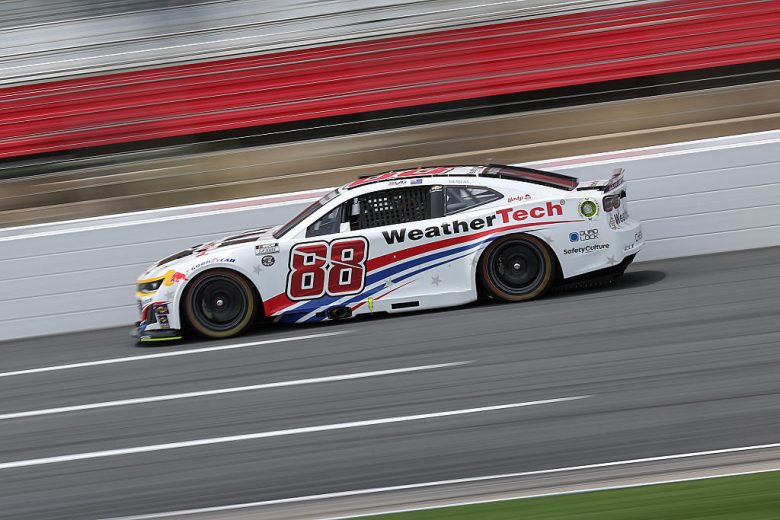 Shane van Gisbergen drives at Charlotte.