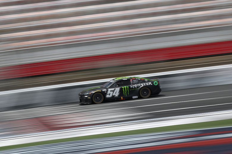 Ty Gibbs drives at Charlotte.
