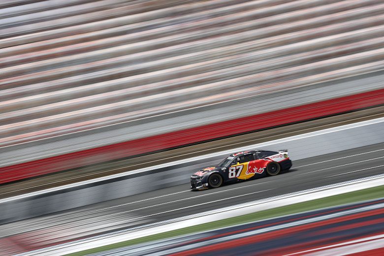 Connor Zilisch drives at Charlotte.