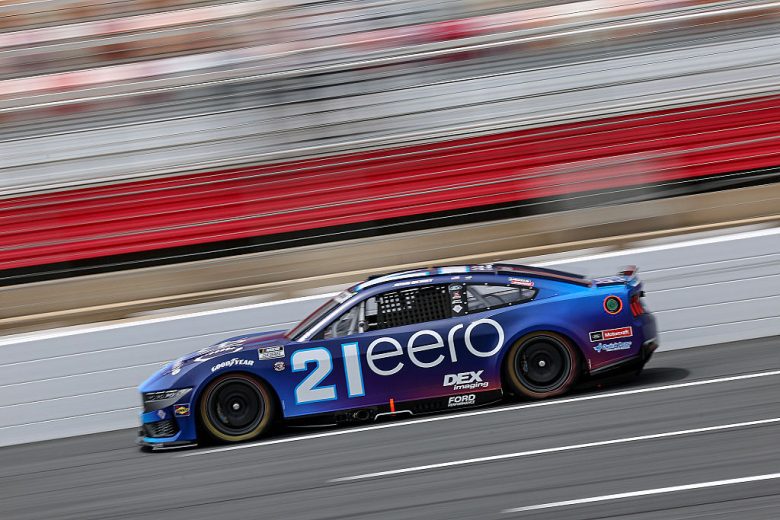 Josh Berry drives at Charlotte.