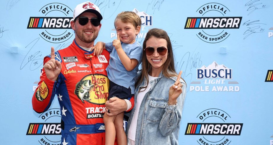 Chase Briscoe celebrates with his family at Charlotte.