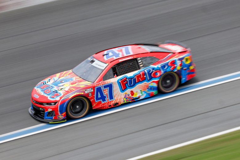 Ricky Stenhouse Jr. drives at Charlotte.