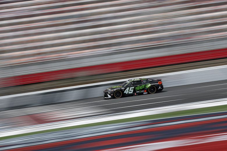 Tyler Reddick drives at Charlotte.