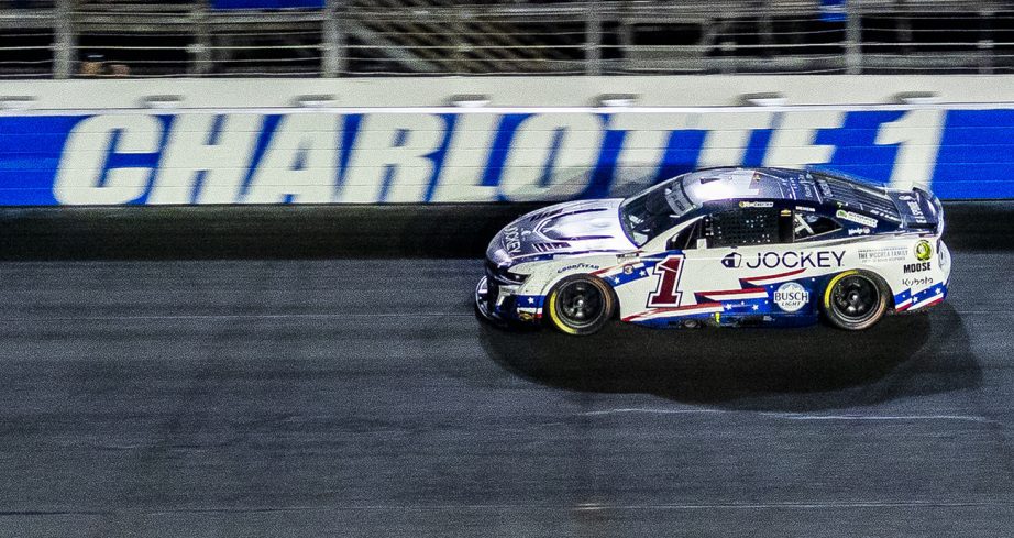 Ross Chastain drives at Charlotte.