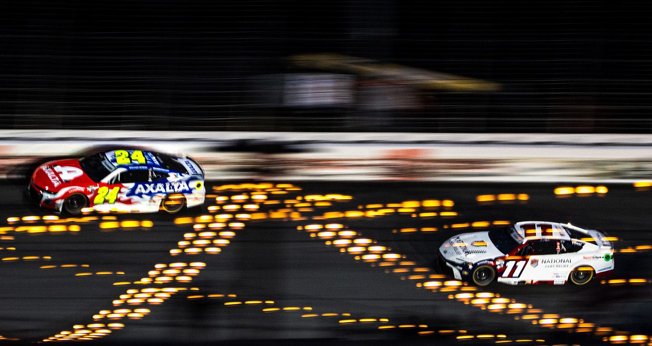 byron and hamlin race at charlotte