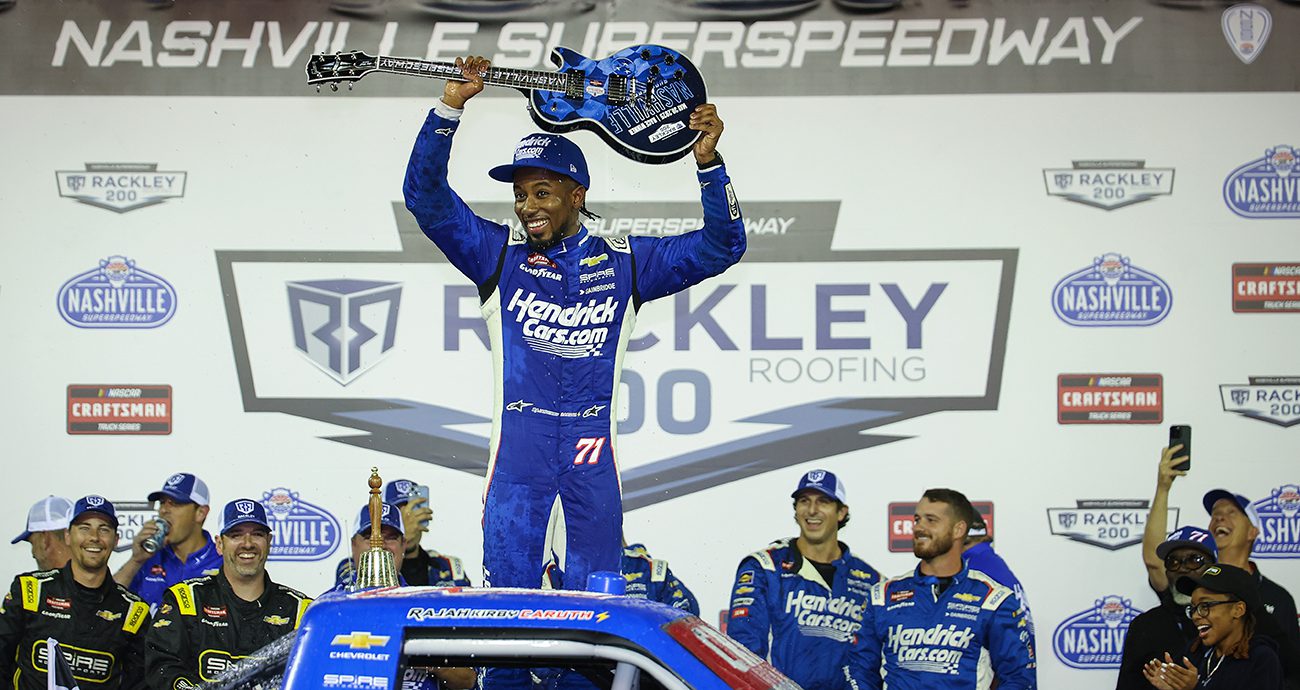 Caruth holds off Heim for second Truck win at Nashville | NASCAR
