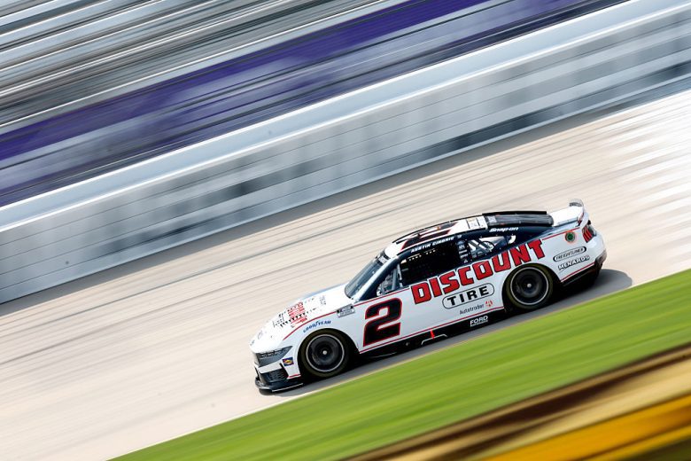 Austin Cindric drives at Nashville.