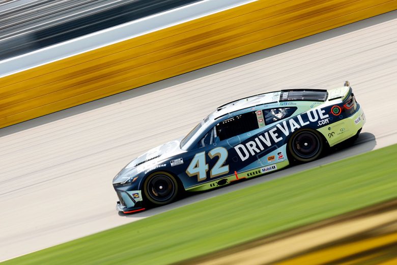 John Hunter Nemechek drives at Nashville.