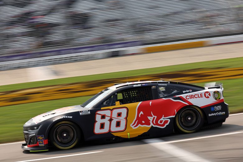 Shane van Gisbergen drives at Nashville.