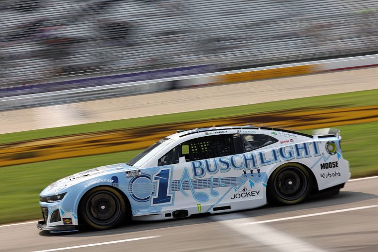 Ross Chastain drives at Nashville.