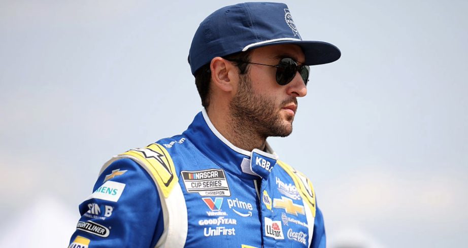 Chase Elliott looks on at Nashville.
