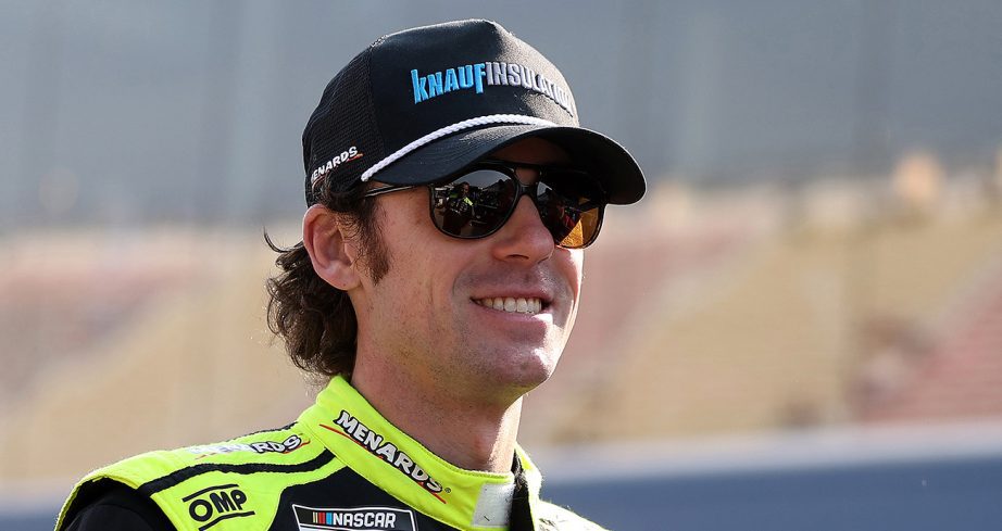 Ryan Blaney during NASCAR Cup Series practice at Michigan