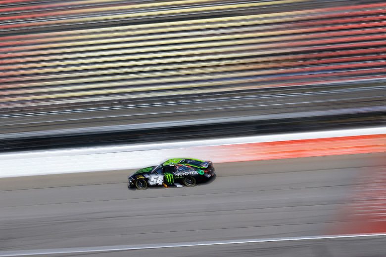 Ty Gibbs drives at Michigan.