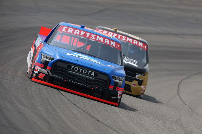 Stewart Friesen drives at Michigan.