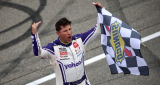 Promo Image for Hamlin beat your favorite driver last year; more Michigan moments