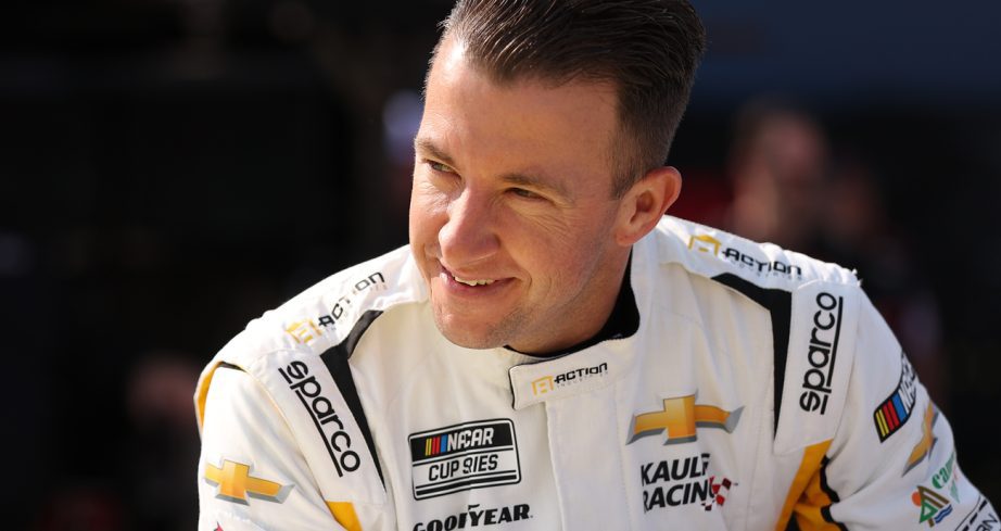 AJ Allmendinger looks on during practice for the NASCAR Cup Series FireKeepers Casino 400 at Michigan International Speedway on June 7, 2025 in Brooklyn, Michigan.