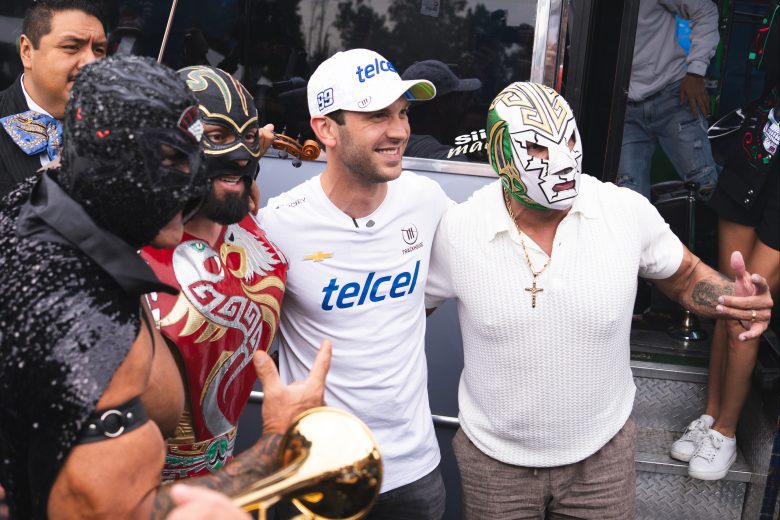 Daniel Suárez smiles in Mexico City.