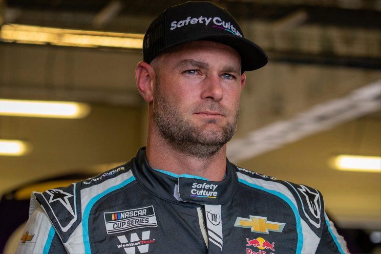 Shane van Gisbergen looks on in Mexico City.