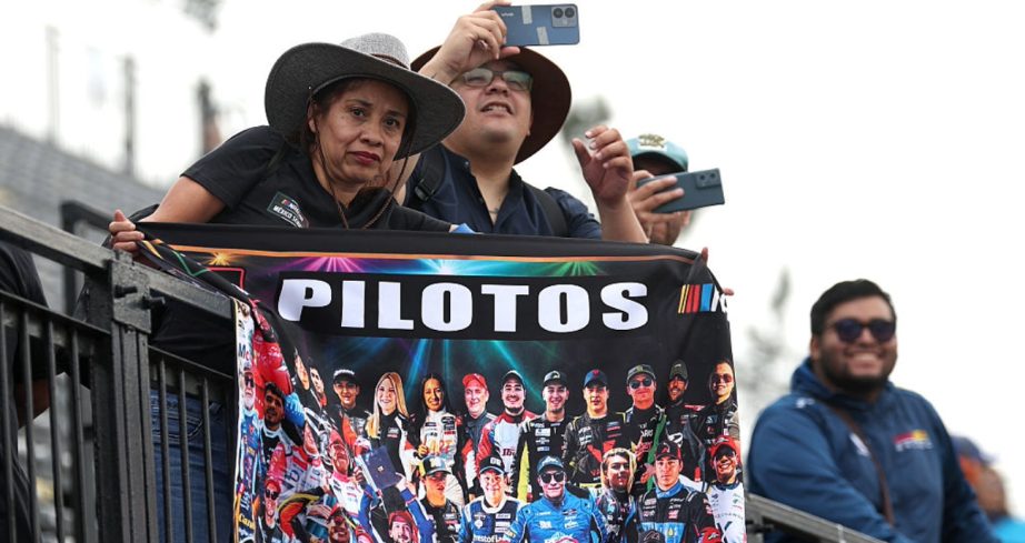 A general view of fans in Mexico City.