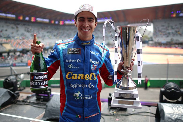 Max Gutiérrez celebrates after winning in Mexico City.