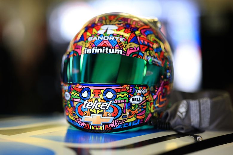 Daniel Suárez's helmet for Mexico City.