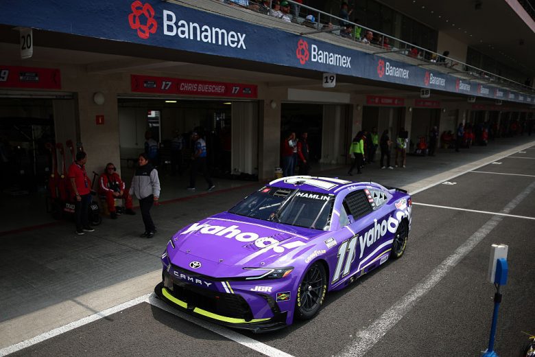 Ryan Truex on pit road in Mexico City.