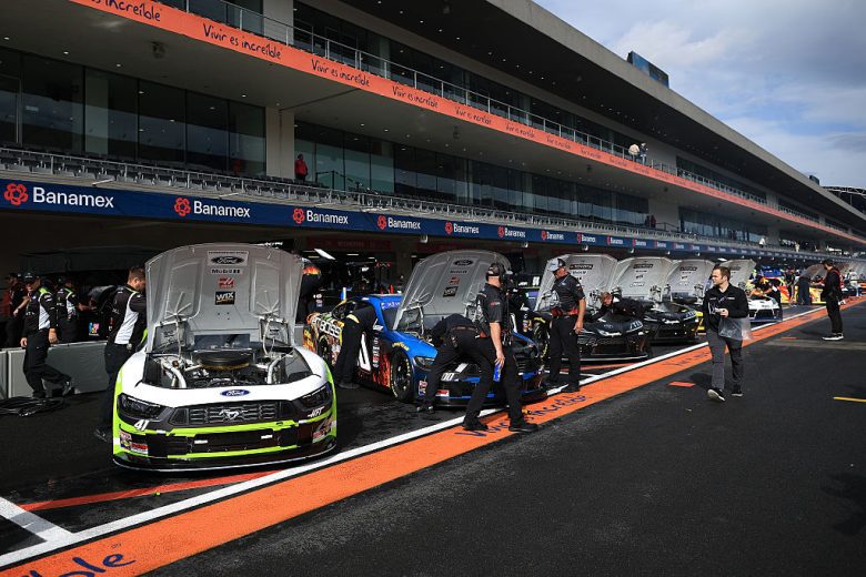 A general view of Xfinity cars in Mexico City.