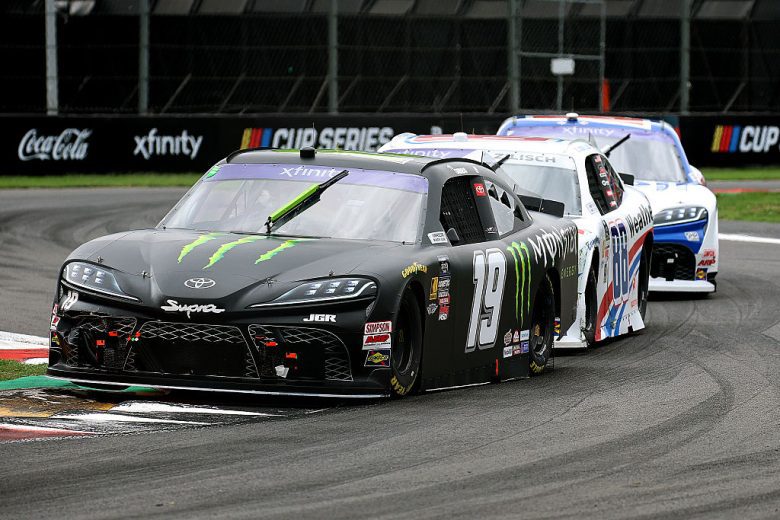 Ty Gibbs, Connor Zilisch and Christopher Bell race in Mexico City.