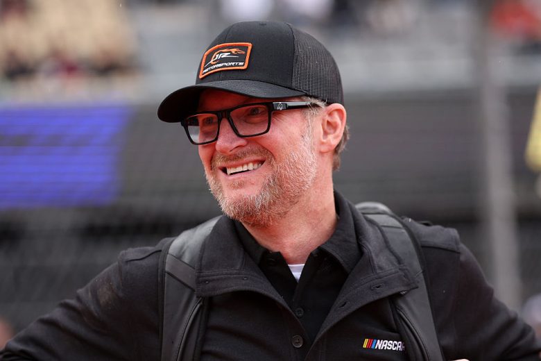 Dale Earnhardt Jr. looks on in Mexico City.