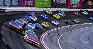 Promo image for 2025 NASCAR Cup Series entry list for Atlanta summer race