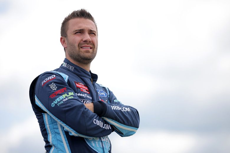 Ty Majeski looks on at Pocono.