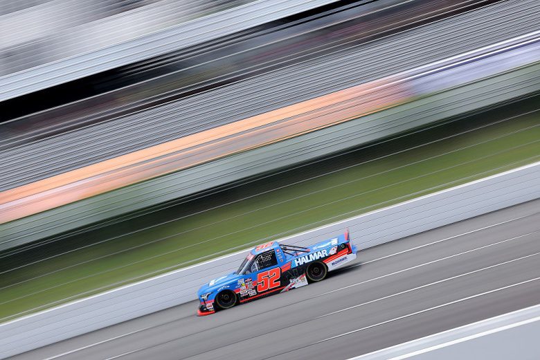 Stewart Friesen drives at Pocono.