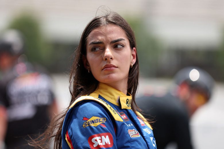 Toni Breidinger looks on at Pocono.
