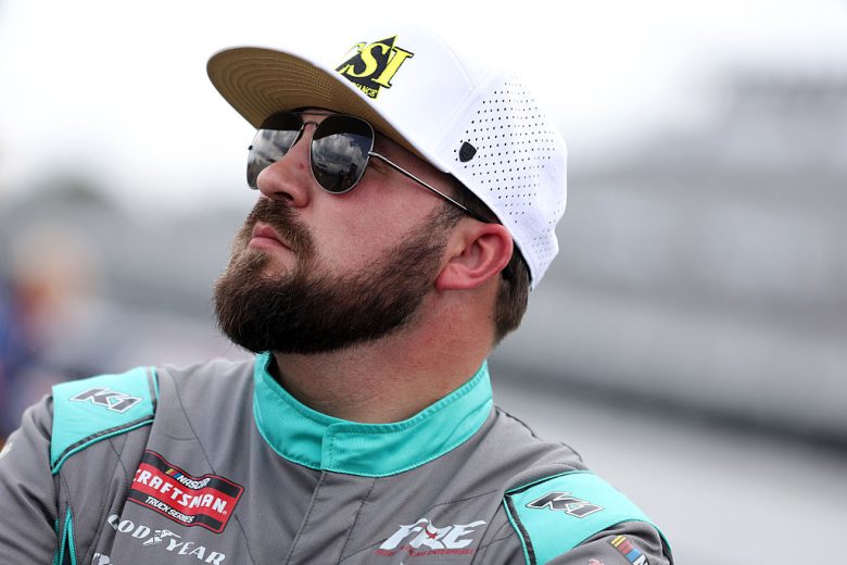 Spencer Boyd looks on at Pocono.