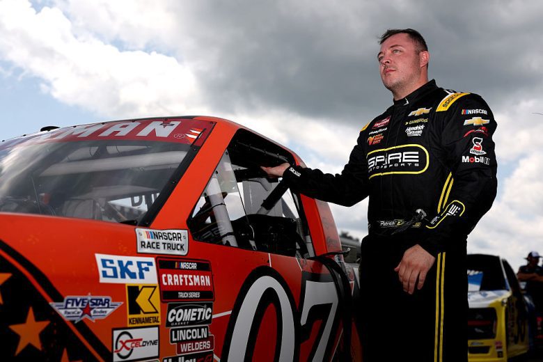 Patrick Emerling looks on at Pocono.